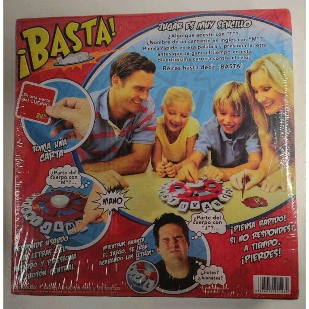 Family Game!! ¡BASTA!  JUEGO DE MESA EN ESPAÑOL Brand New!!